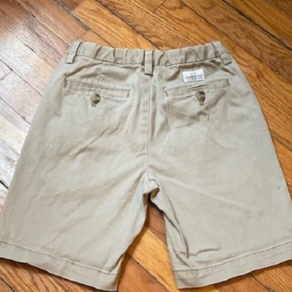 Vineyard Vines Light Tan Stone classic shorts boys size 10 adjustable waist - Picture 2 of 4